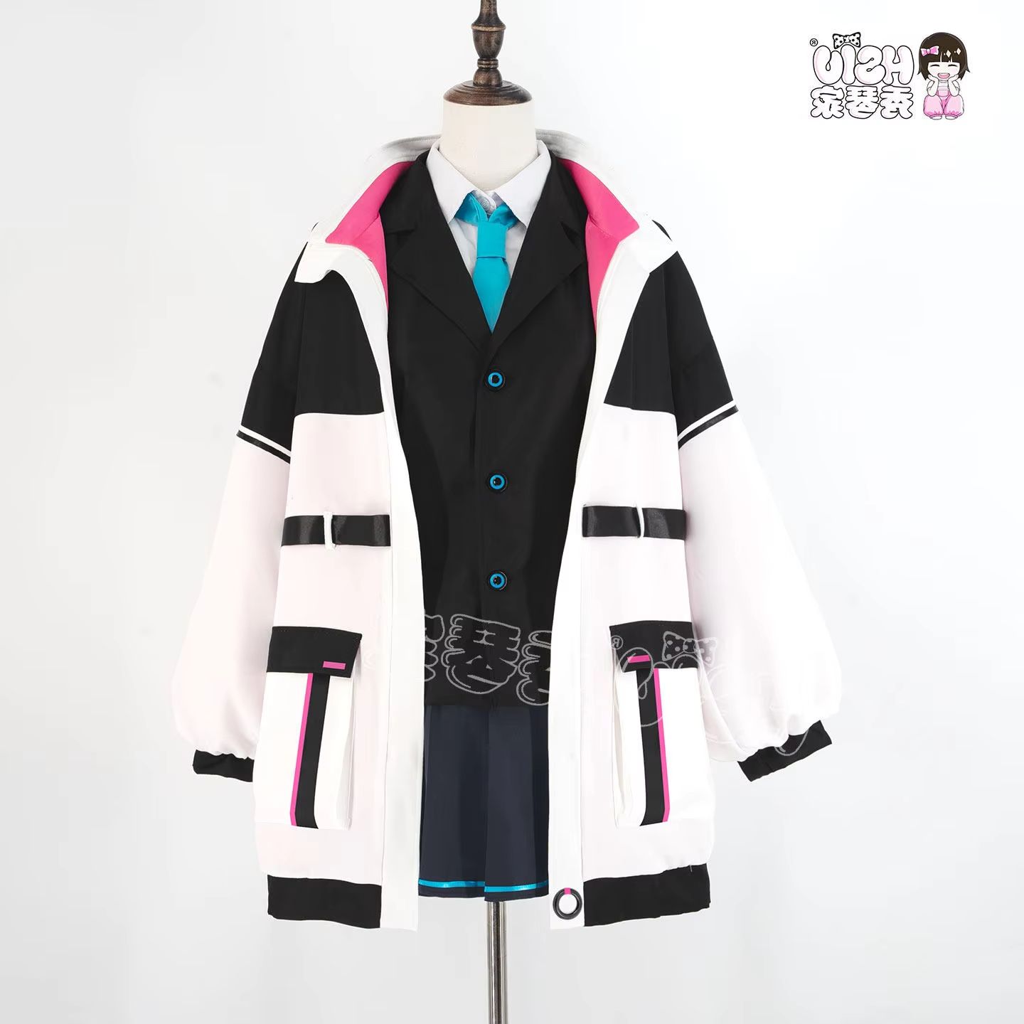Blue Archive Kei Cosplay Kosti – Anime Cosplay Blue Hair recenzja i cena