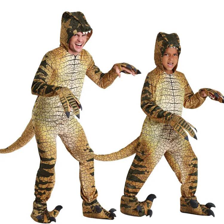Kostiumy Dinozaura Tyrannosaur – Anime Cosplay Jumpsuit recenzja i cena